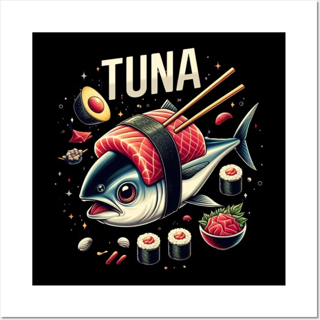 Tuna Sushi Wall Art by JohnTy